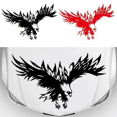 Cool Flying Eagle Pattern Car Sticker Kreativní nálepky na ozdobu kapoty auta