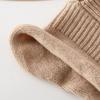 Warm Woolen Baby Balaclava Hat Ear Protection Knit Cap Scarf New Knitted Beanie Cap  Boy Girl