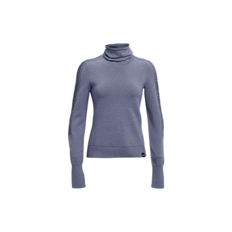 

Under Armour FW22 Однотонное худи спортивного стиля с логотипом и воротником-воронкой для женщин, фиолетовое 1371576-767 XS