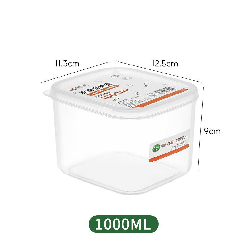 Rectangular Thick Plastic Food Storage Box - Microwaveable & Freezer Safe, Airtight Seal for Freshness