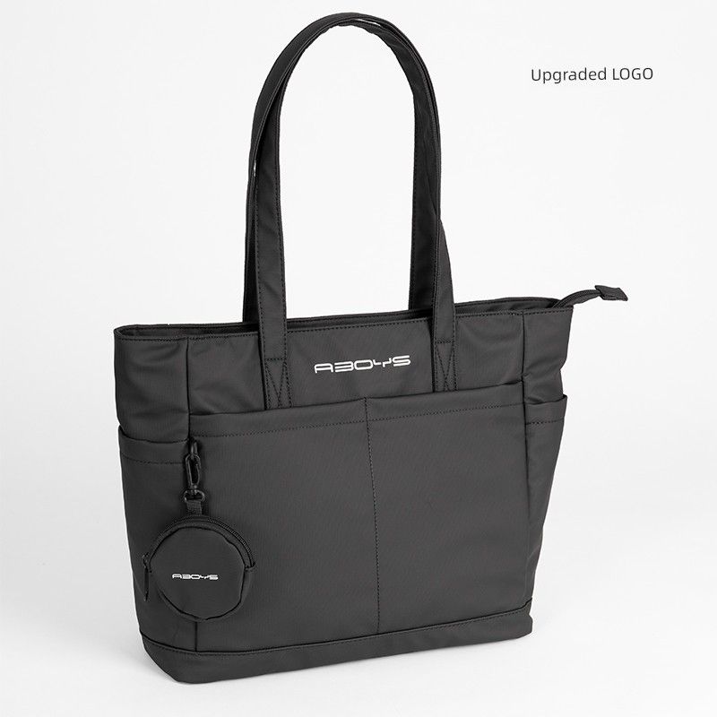 

Strada Japanese Style Multi-Compartment Fall and Winter Work Clothing Large Bag Black