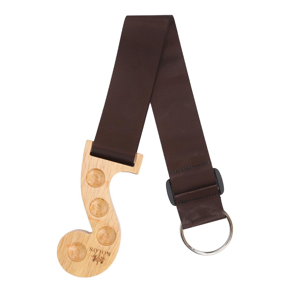 Cello   Strap Nylon AntiSlip Belt Wood   Holder Musical Instrument Accessories(Wood Color )