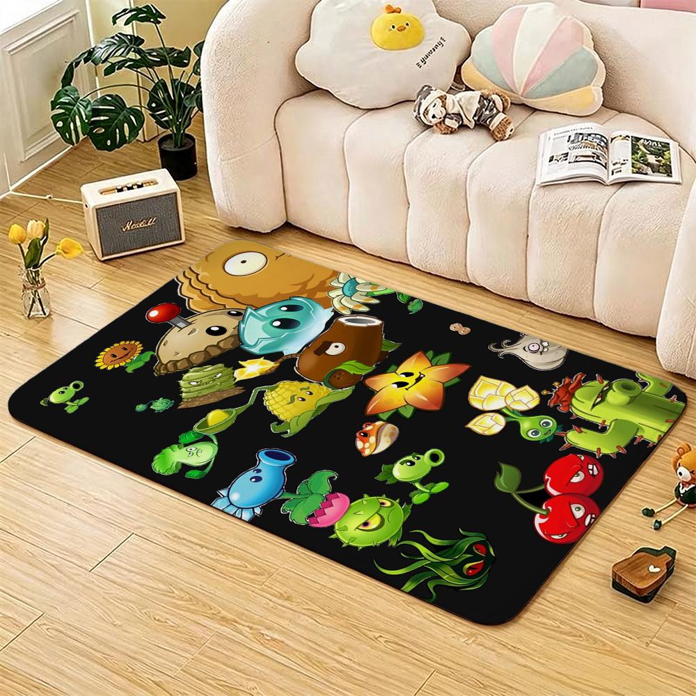 Plants Vs Zombies Carpet Living Room And Bedroom Mats Floor Mats Doormat Office Chair Cushion Room