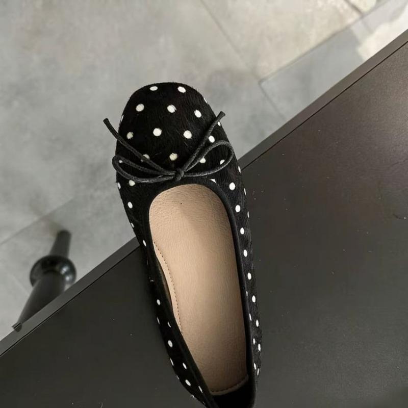 Women's Shoes Fashion Designer Butterfly-knot Non Slip Ballet Flats Ladies Lightweight Comfort Soft Sole Casual Flats