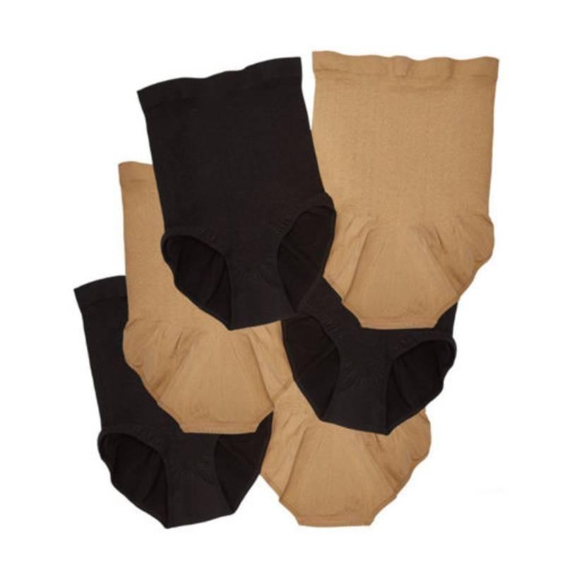 Seamless High-waist Body-shaping Panties Breathable Nylon Fabric For Postpartum Women