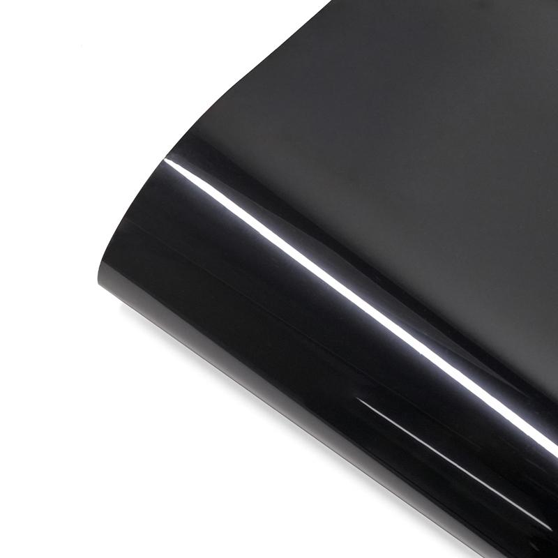 Ultra Gloss PET Piano Black Car Vinyl Wrap Film Sticker Self Adhesive DIY Vinyl Air Release Wrapping Roll Decal Auto Accessories