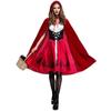 European & American Little Red Riding Hood Halloween Costume - Adult Cosplay Party Style