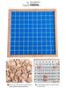 Montessori Math Teaching Board for First Graders - Beech Wood 1-100 Continuous Number Board