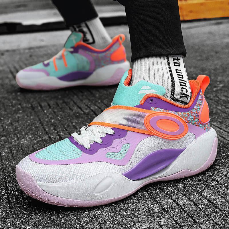 Splash 6 Basketball Shoes Men's Shoes 2025 Professional Practical Sneakers Older Children's Friction Sound Student Children's Sneakers Women's