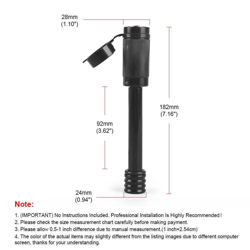 Trailer Hitch Lock 5/8 Inch Carbon Steel Towing Hitch Receiver Lock Anti-Theft Waterproof Hitch Receiver Pin Lock for Truck Car