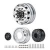 2pieces Fine Workmanship 1/14 RC Truck Rear Wheel Hub Upgrade For 1/14 Car Simulation Style