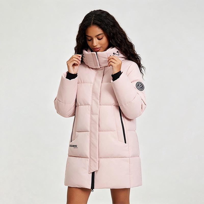 Medium and long cotton clothes women's new winter cotton-padded clothes thickened warm down cotton-padded jackets