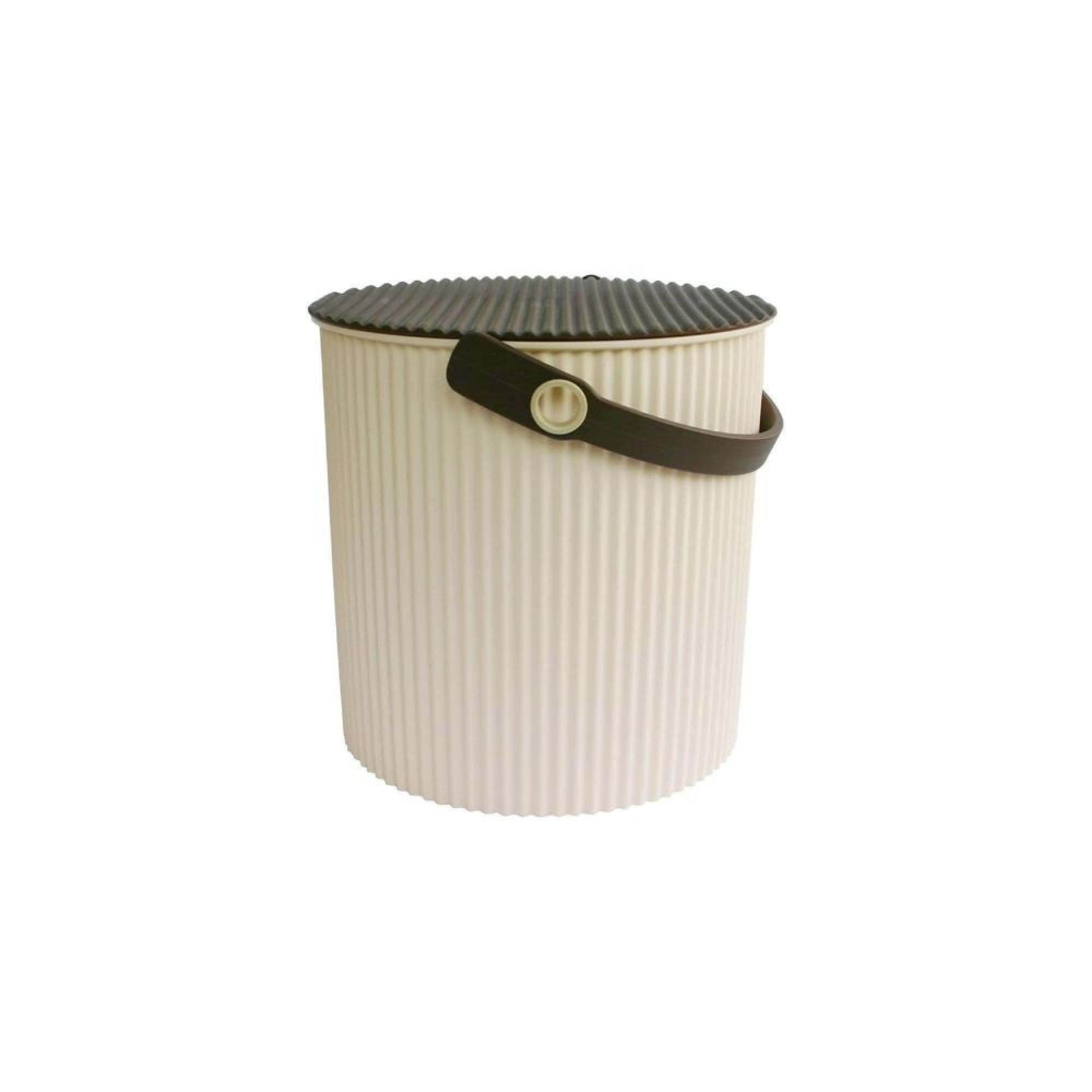 

Yawata Kasei Omnioutil Ivory 10L Bucket with Lid, Scandinavian, 228301, Made in Japan