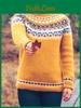 Trendy Round Womens Block Color Neck Knitted Sweater