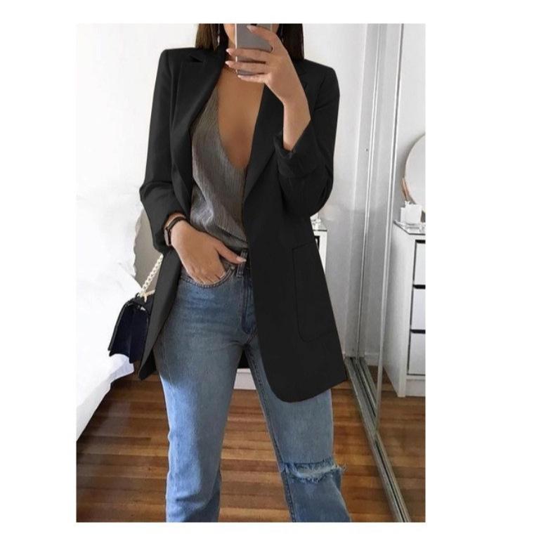 2025 Women's Autumn/Winter Shawl Collar Slim Fit Blazer