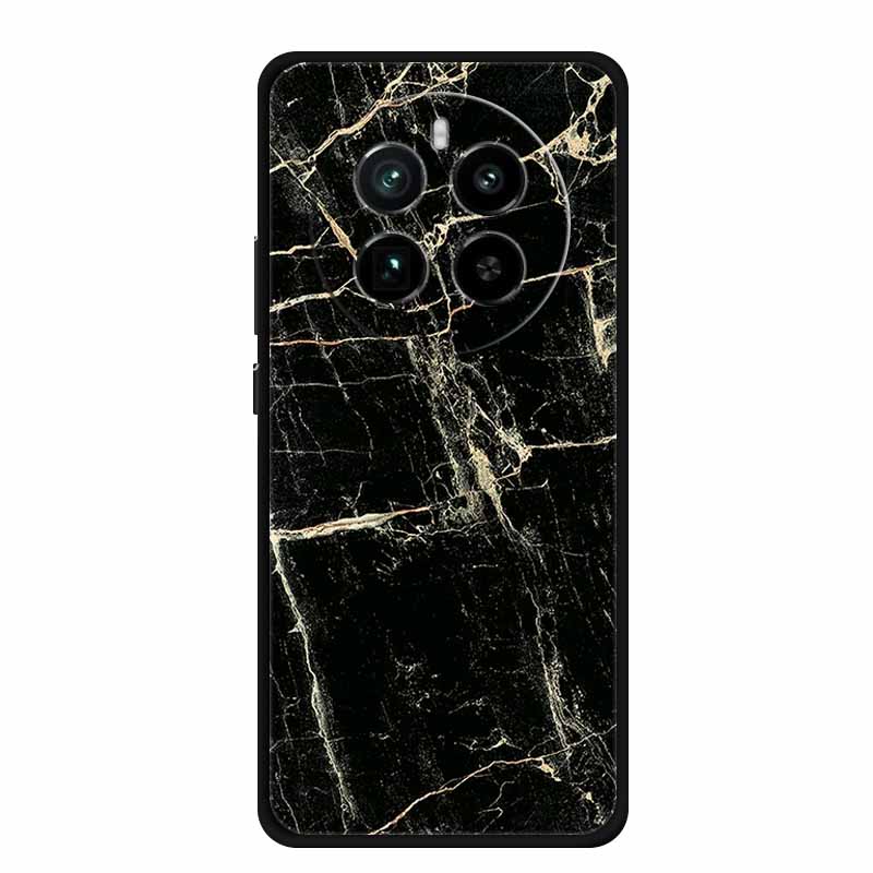 For Realme 12 4G Back Cover Case 6.67" Fashion Marble Black Silicone Soft Phone Case For Realme 13 4G 12 Pro Plus Case Realme12