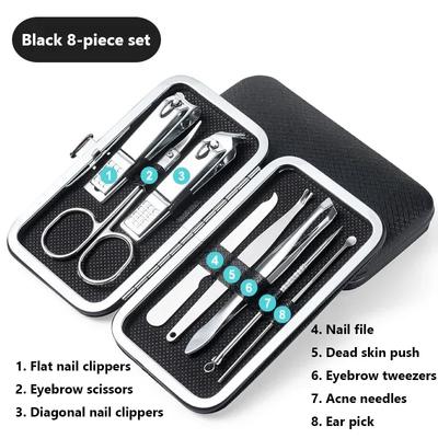 Pet Manicure Dog Nail Clippers Set For Dogs Trimmer Puppy Ear Art Spoon Stainless Pedicure Steel Nails Clipper Cutter Tools and