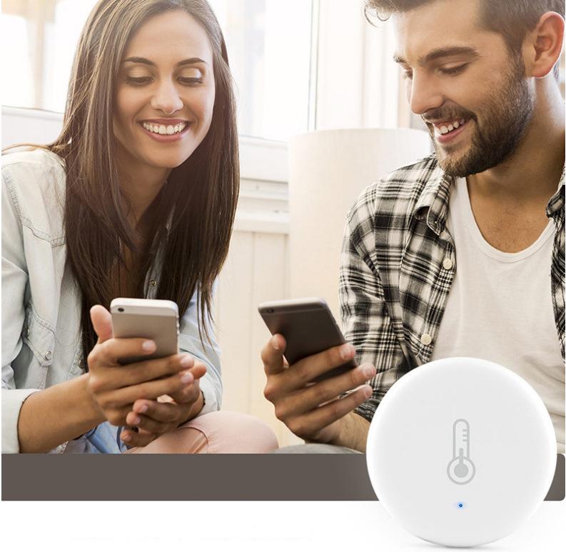 ZigBee Smart Home Digital Temperature Sensor Humidity Meter Thermometer Hygrometer Gauge Work With Alexa,Google