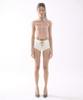 BADEE Eyelet Micro Shorts Ivory