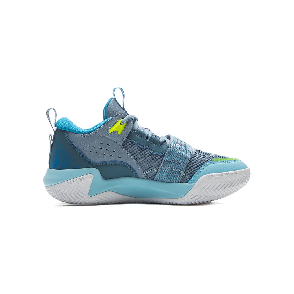Li Ning Kids Basketball Angry Bloom Team Fashion Sports Simple Low Top Basketball Shoes Kids Sneaker YKBV016-5