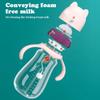 PP Cat Shape Milk Bottle Silicone Nipple Baby Bottle With Handle  Feeding Supplies