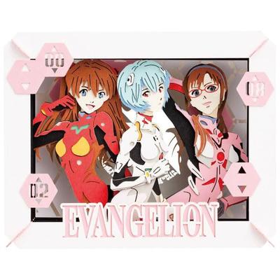 Ensky Evangelion [Renewal] PT-155X Rei, Asuka, Mari Approx. H80 X W100 X D42mm Paper