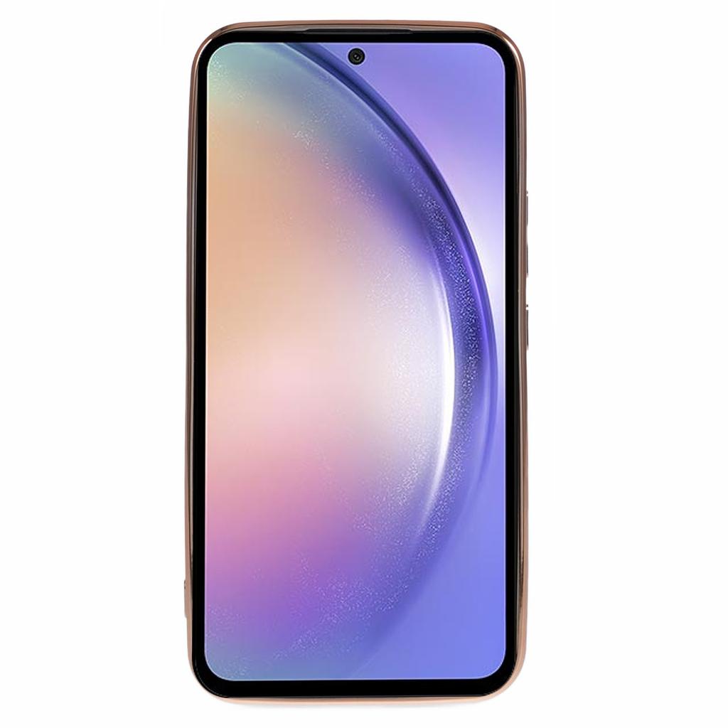 For Samsung Galaxy A54 5G Protective Case 6D Electroplating Love Heart TPU Phone Cover