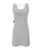 BELLIALEU Plain Corset Dress-Ash Beige
