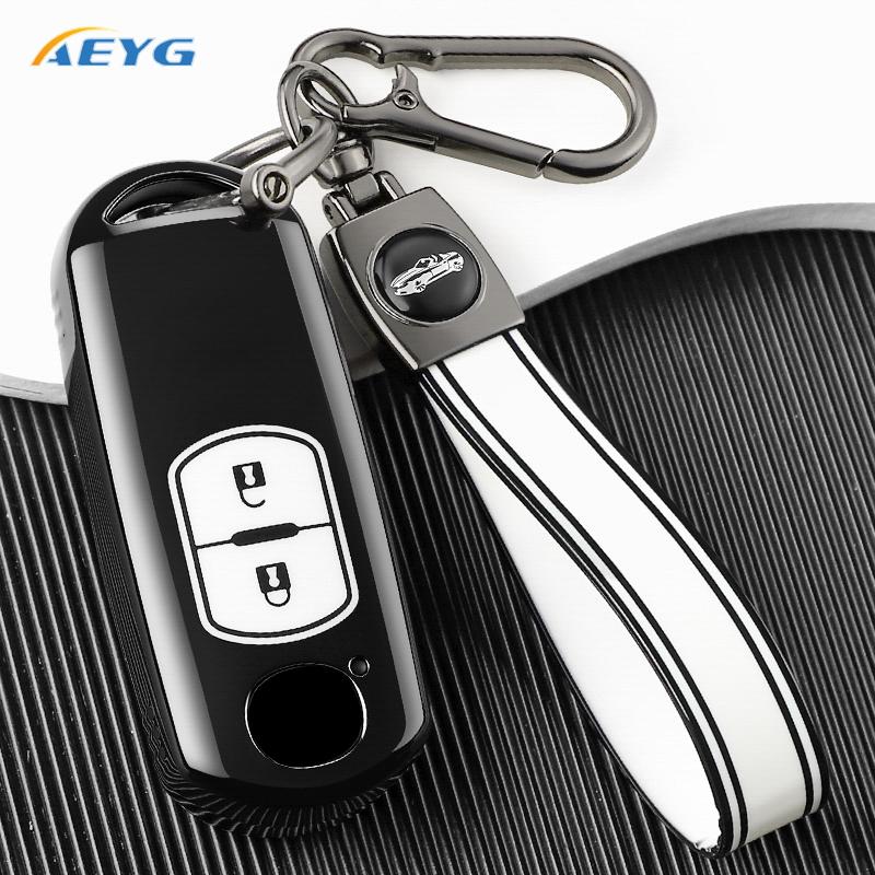 Tpu Auto Smart Key Fob Cover Case Housing Remote Fit For Mazda 2 3 6 Atenza Axela Demio Cx-5 Cx5 Cx-3 Cx3 Cx7 Cx-7 Cx-9 Cx9 Mx5 Auto Accessories