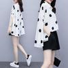 Chiffon Suit, Spring and Summer Style, Polka Dot Fashion, Large Size, Loose, Slimming, Temperament and Style, Two-piece Shorts Set