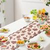 30x180cm Embroidered Maple Leaf Table Runner Easy To Clean Special Event Table Flag Kitchen Dining Party Decor