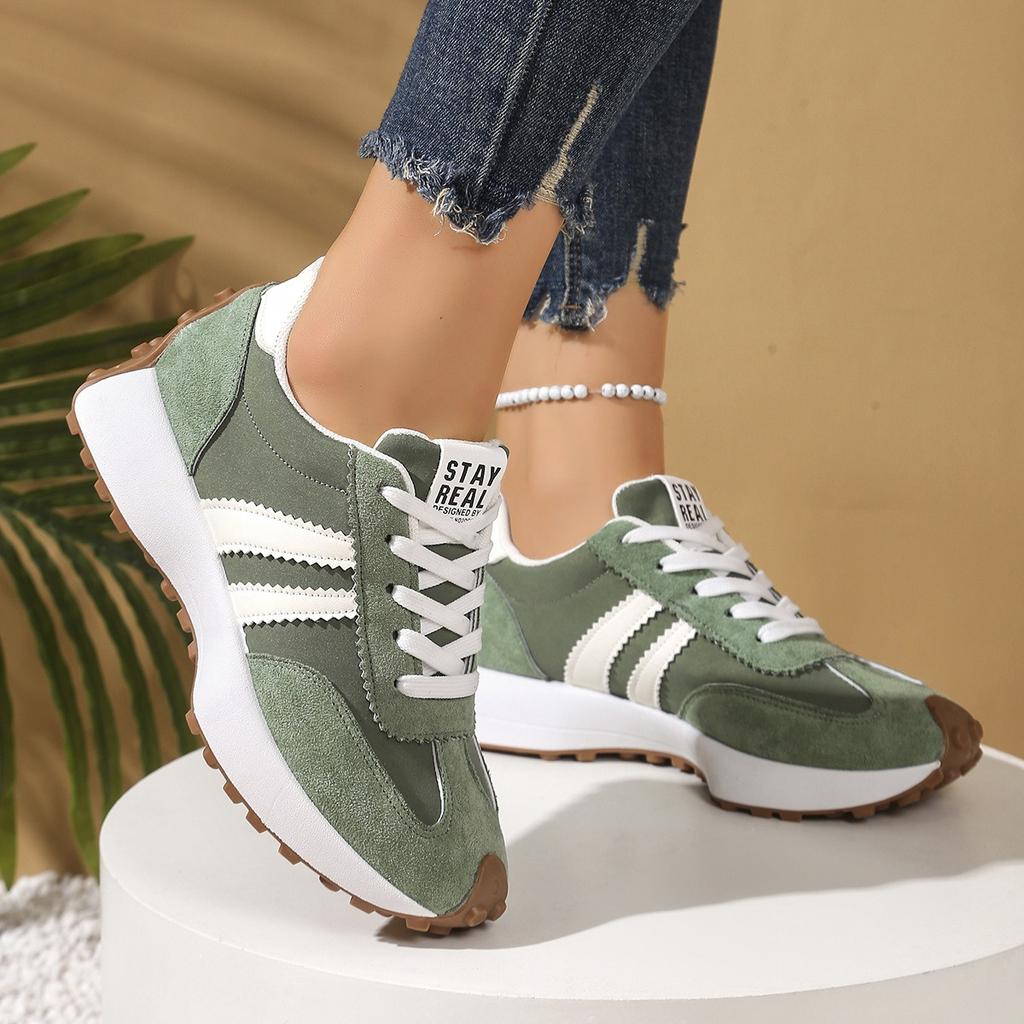 Ladies' Shoes, Thick Soled Shoes, Non Slip Shoes, Breathable Shoes, Casual Shoes, Low Cut Sports Shoes, Suitable for All Seasons, Wear-resistant