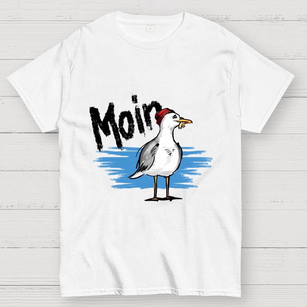 Moin Unisex 100% Cotton Summer Casual Cool Loose T-Shirt
