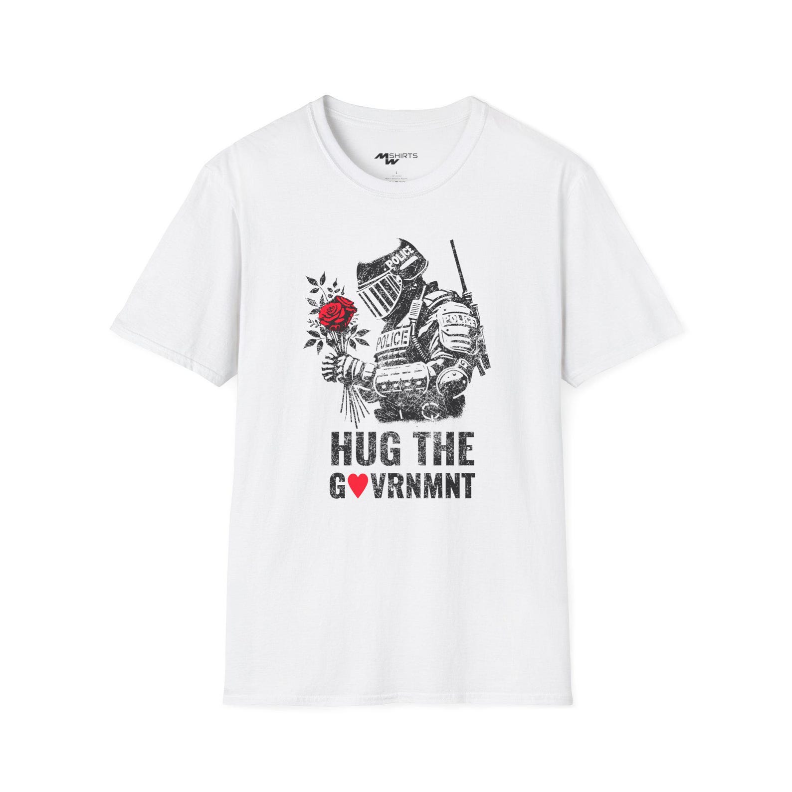 Hug the System Unisex Softstyle T-Shirt S