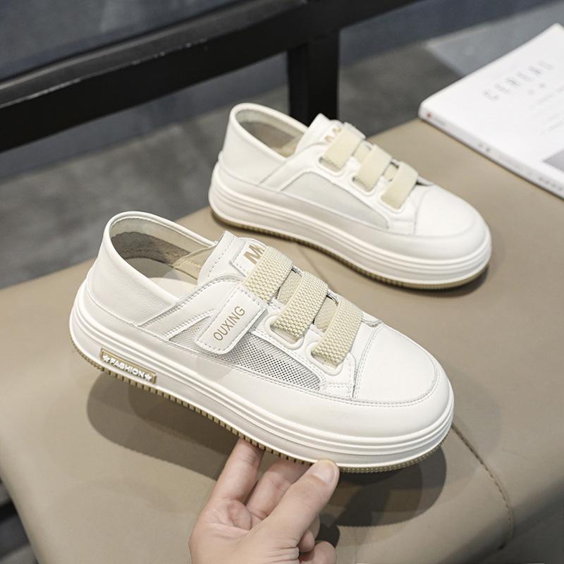 

Летние новые мужские и женские четырехсезонные повседневные сетчатые туфли для скейтбординга, туфли для детей среднего и старшего возраста на платформе, белые туфли для студентов и спортсменов 40