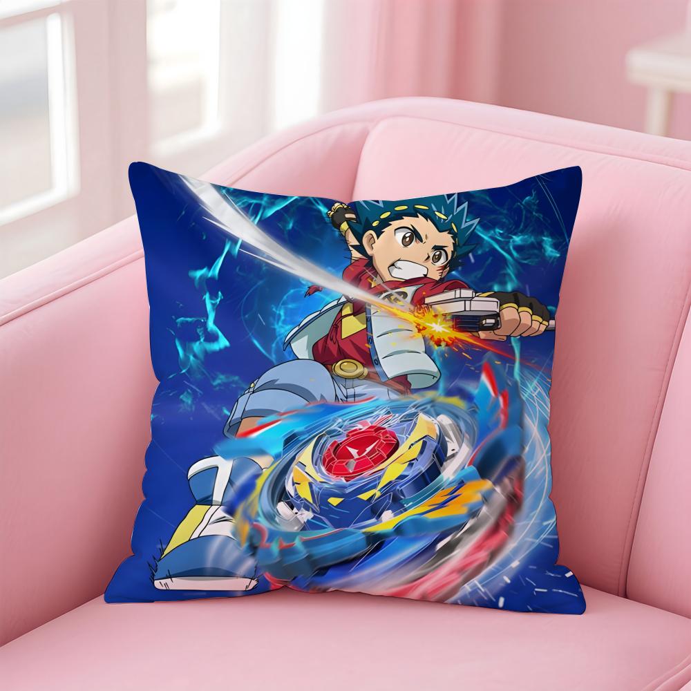 

Аніме B-Beyblade Мультяшна Наволочка Зручна Двостороння Наволочка Ідеально для Авто Дивана Спальні та Іншого 12x12Inch