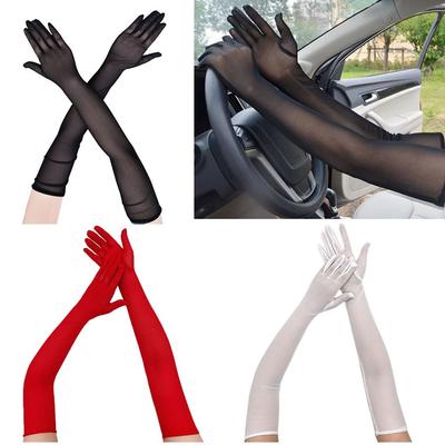Dress Anti-UV Driving Car Glove Mesh Gloves Sunscreen Mittens Ultra-Thin Gloves Elasticity Mittens