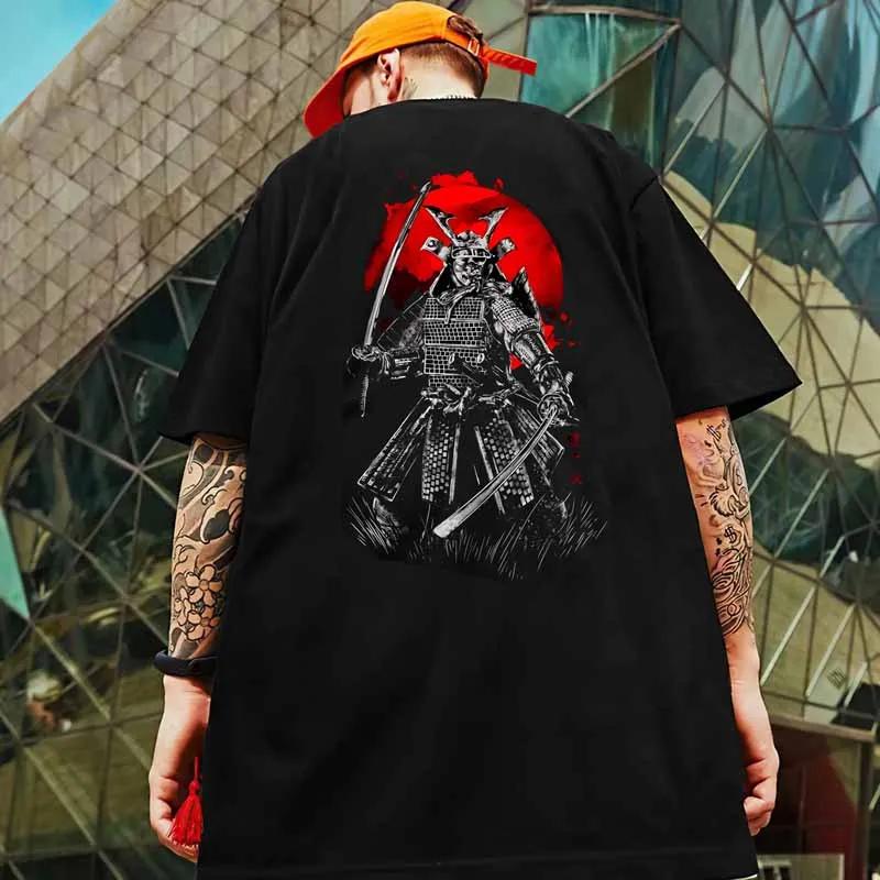 New 3d Japanese Samurai Bushido Print Tshirt For Unisex Summer Casual Street Trend Top Loose Oversized Short Sleeve Oneck T Shirt