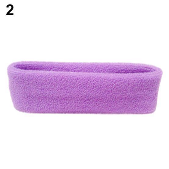 Mode Kvinnor Män Sport Svett Svettband Pannband Yoga Gym Stretch Huvud Hårband