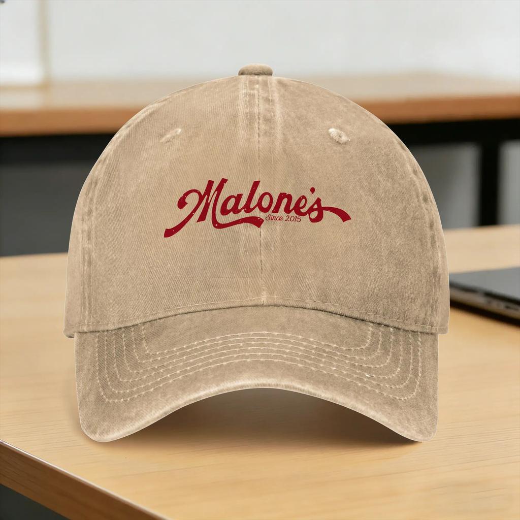 Baseball Cap New Campus Malones Restaurant Hockey RoUnisexce Summer Vintage Outdoor Gym Wholesale Baseball Caps