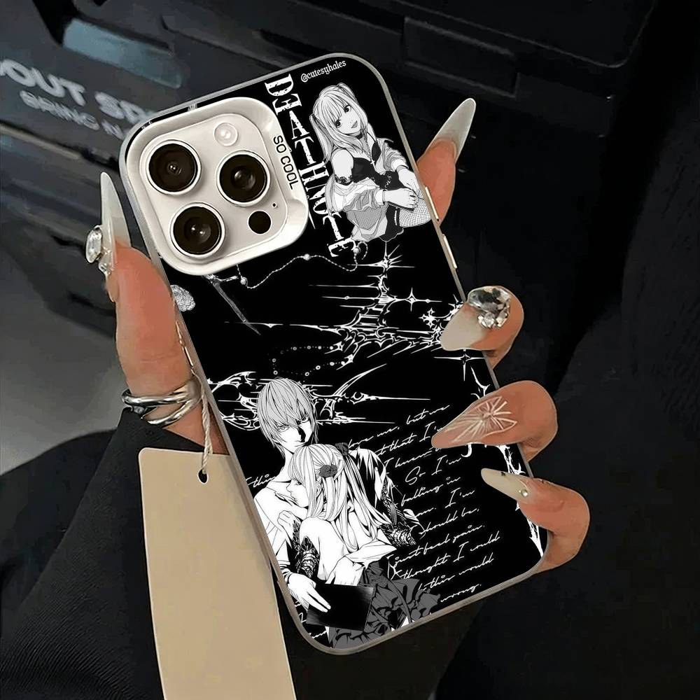 

D-Death- Note- Classic anime Phone Case For IPhone 17 Air 16 15 14 13 12 11 Pro Max White Sliver Hard Cover iPhone16E