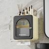Stylish Wall Hanging Tissue Dispenser Waterproof Paper Towel Holder for Bathroom Household Tissue Storage Solution