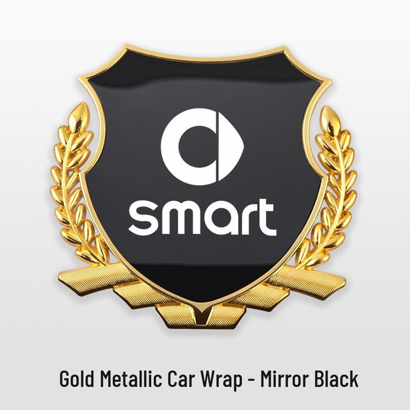 Smart Fortwo/Forfour Elf #123 Wheat Ear Side Emblem Metal Sticker