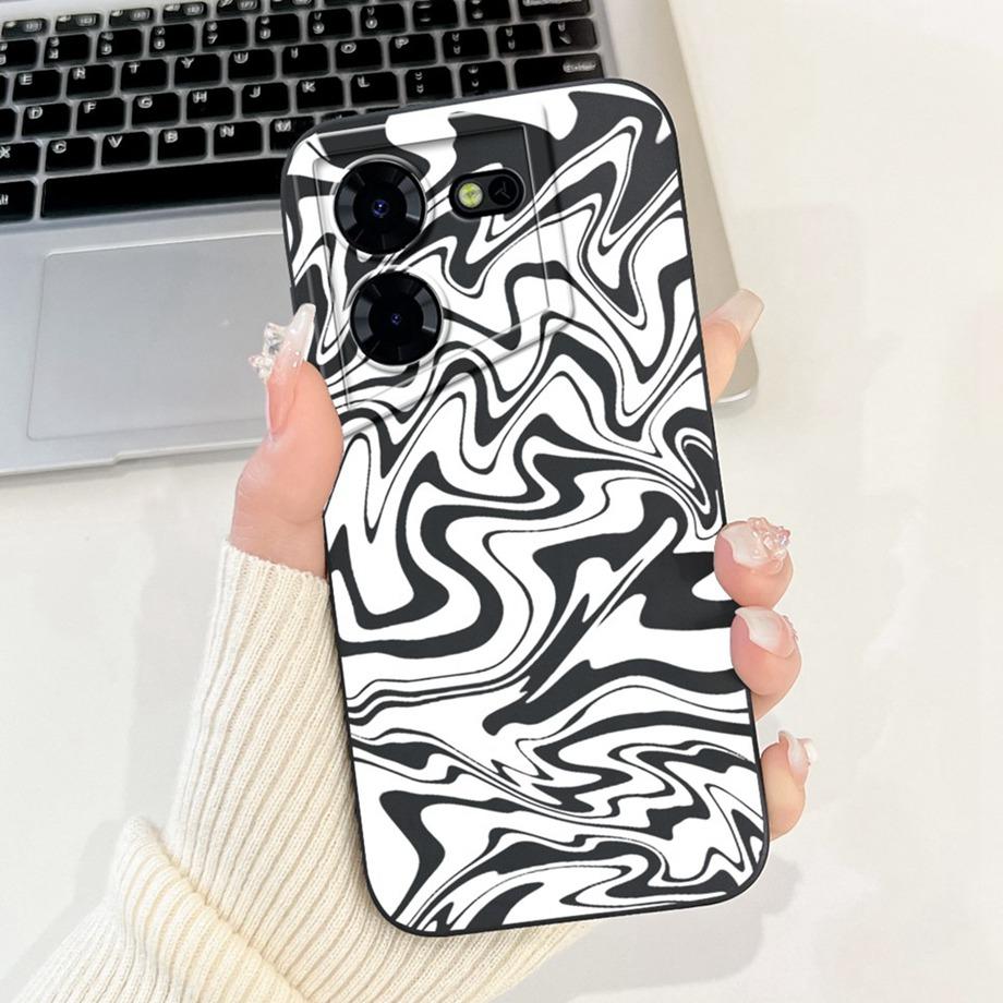 For Tecno Pova 5 Pro 5G Funda Soft Silicon Capa Moon Night Artistic Printed Fundas On Tecno LH8n Back Cover Camera Protection