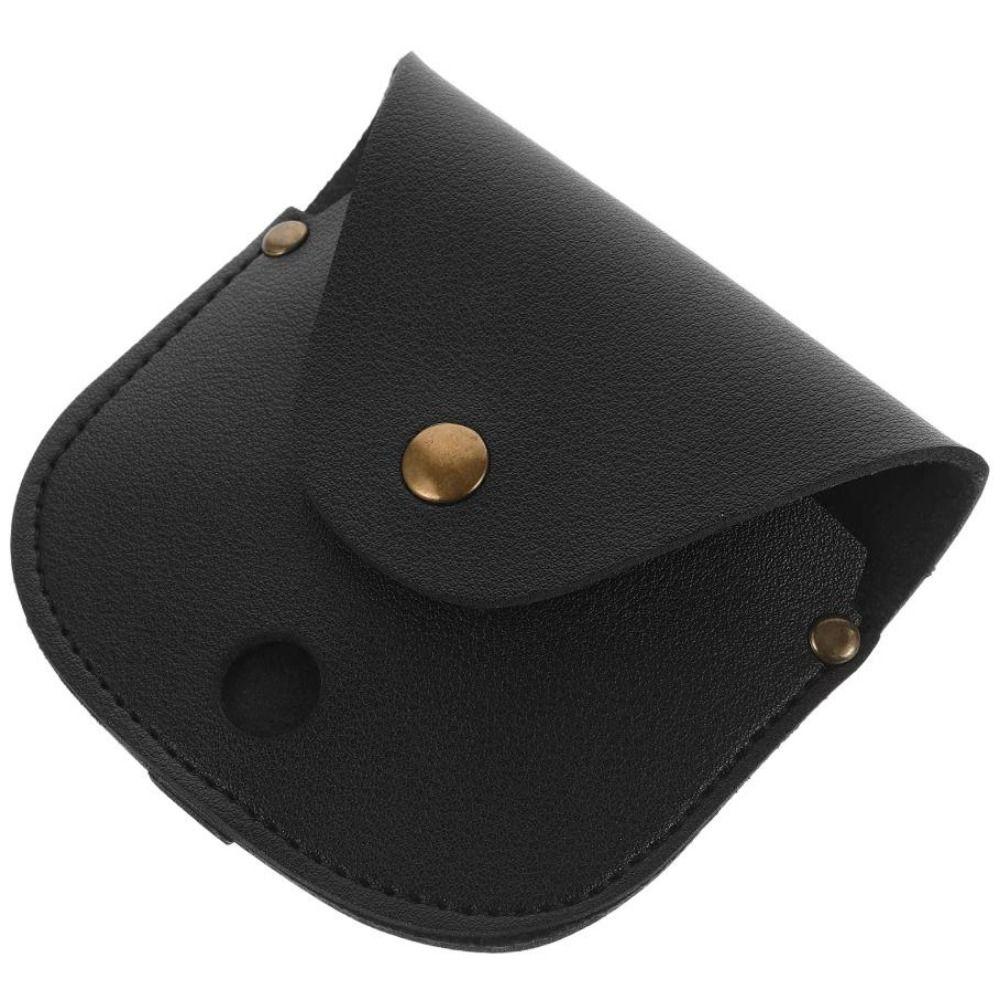 Portable Compass Leather Case Retro Style Watch Storage Bag  Outdoor Adventure Camping