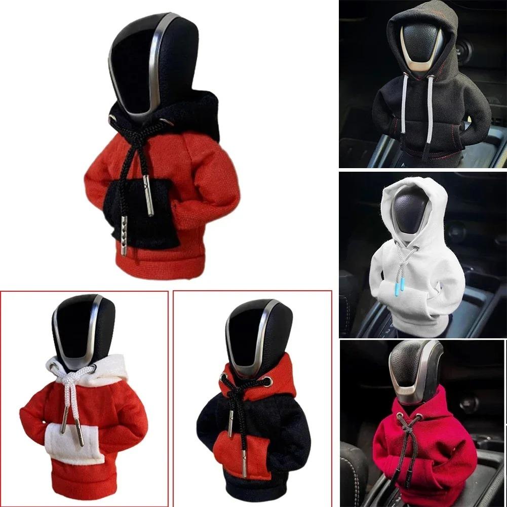 Car Gear Shift Knob Hoodie Poleron Change Speed Lever Sweatshirt Car Gear Shift Cover Hoodie Car Gearbox Hood For Car Gear Lever