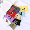 2026 Neue Herrensocken Baumwolle Lustiges Ausdrucksmuster Unisex Mittelhohe Socken Harajuku Hip Hop Streetwear Laufen Radfahren Skateboard