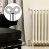 1/5 Stück Silber Heizkörper Entlüftungsschlüssel Zinklegierung Ventilschlüssel für Standard Heizkörperventile
