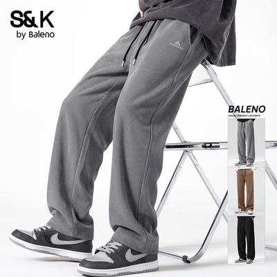 Baleno S&K Men's Chenille Straight-Leg Casual Pants