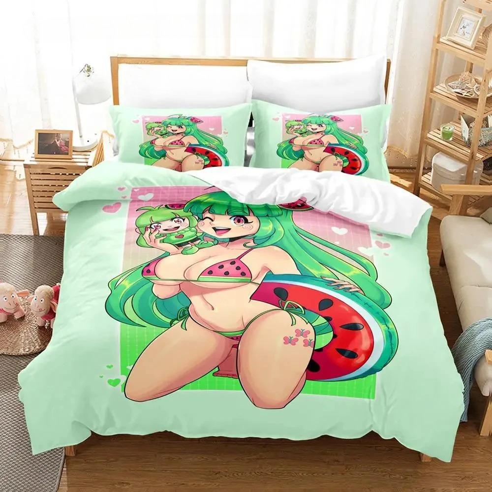 Urusei Yatsura Lum Bedding Set Single Twin Full Queen King Size Bed Set Aldult Boys Bedroom Duvet cover Sets Anime